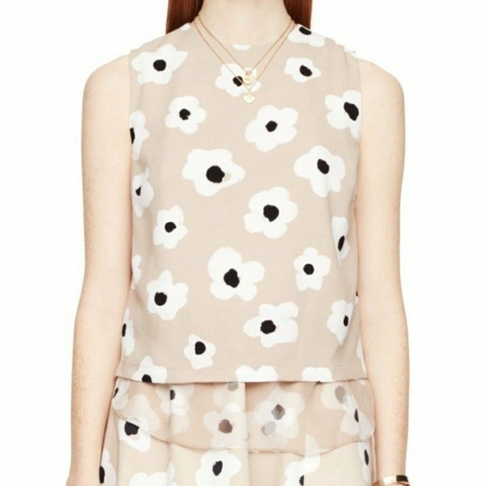 Let spade Faye floral top